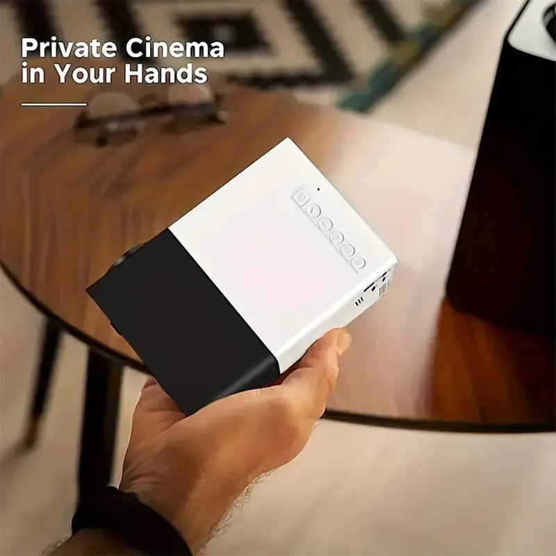 Portable Mini Projector for Home Cinema – HD Compact Movie Projector with USB/SD/AV/HDMI Support for Indoor Movies, Office, Parties & Kids Gifts-3