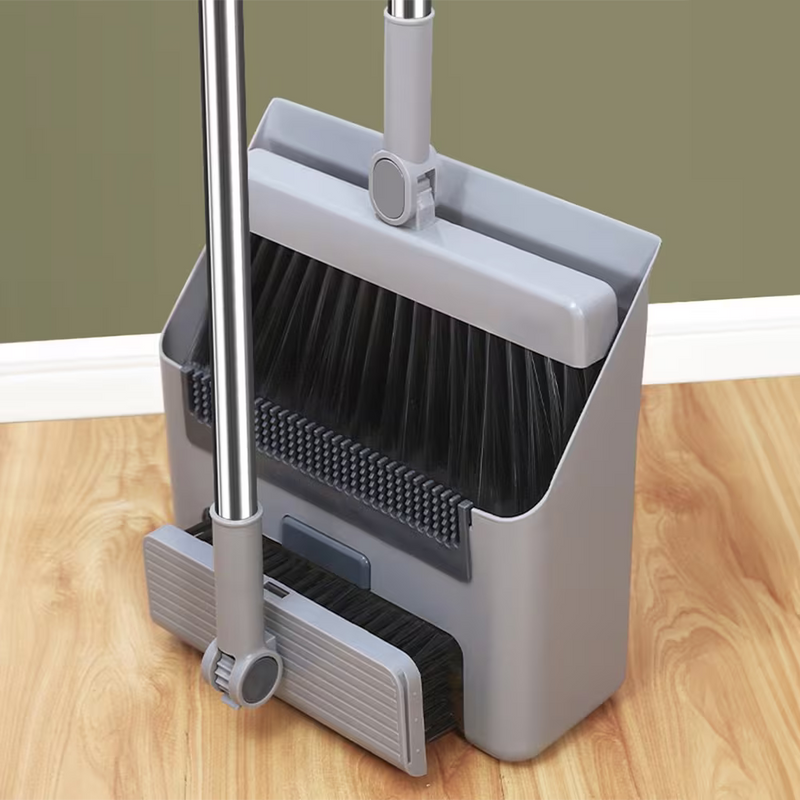 3pcs Desktop Cleaning Set – Non-Stick Hair Broom, Dustpan & Soft Brush Combo | Mini Table Sweeper for Home & Office Cleaning-1