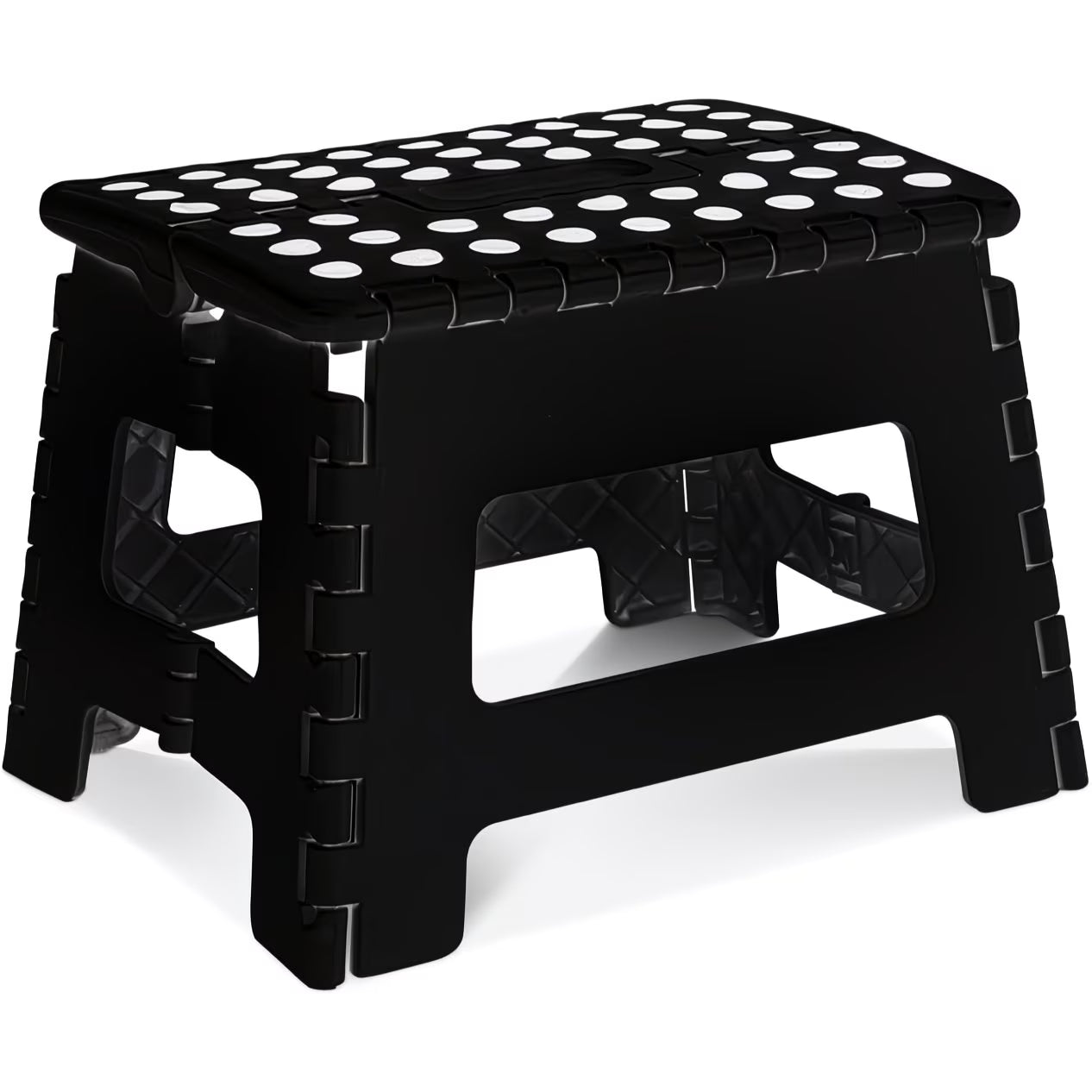9-Inch Folding Step Stool – Foldable & Collapsible with Carry Handle, Anti-Skid Footpad for Home & Travel-1