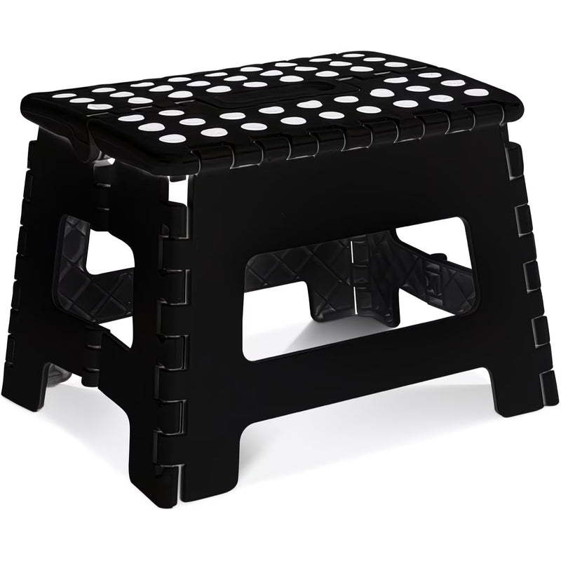 9-Inch Folding Step Stool – Foldable & Collapsible with Carry Handle, Anti-Skid Footpad for Home & Travel-1