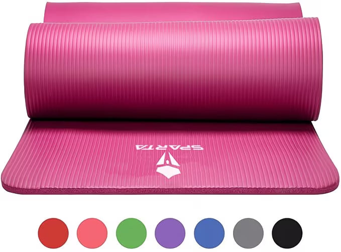 Thick Non-Slip Yoga Mat Large High-Density Exercise Mat for Pilates, Gym & Workouts with Strap-3