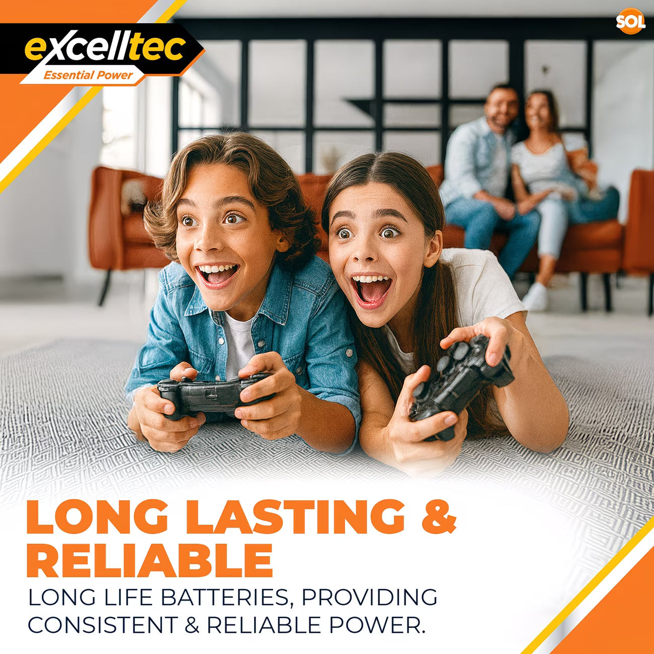 Excelltec AA Zinc Carbon Batteries 40-Pack – 1.5V Long-Lasting Disposable Household Batteries with 10-Year Shelf Life-3