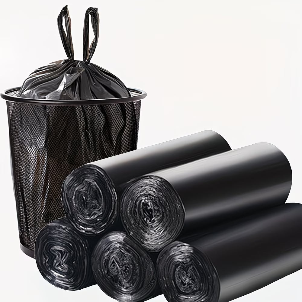 Heavy-Duty Garbage Bags with Handles – Leak-Proof Odour-Resistant Bin Liners 5 Rolls 100 Bags-1