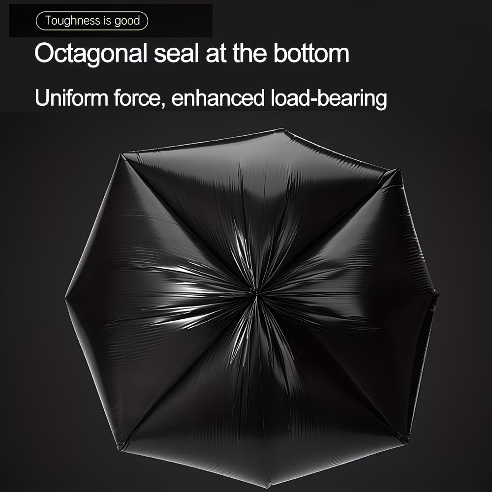 Heavy-Duty Garbage Bags with Handles – Leak-Proof Odour-Resistant Bin Liners 5 Rolls 100 Bags-6