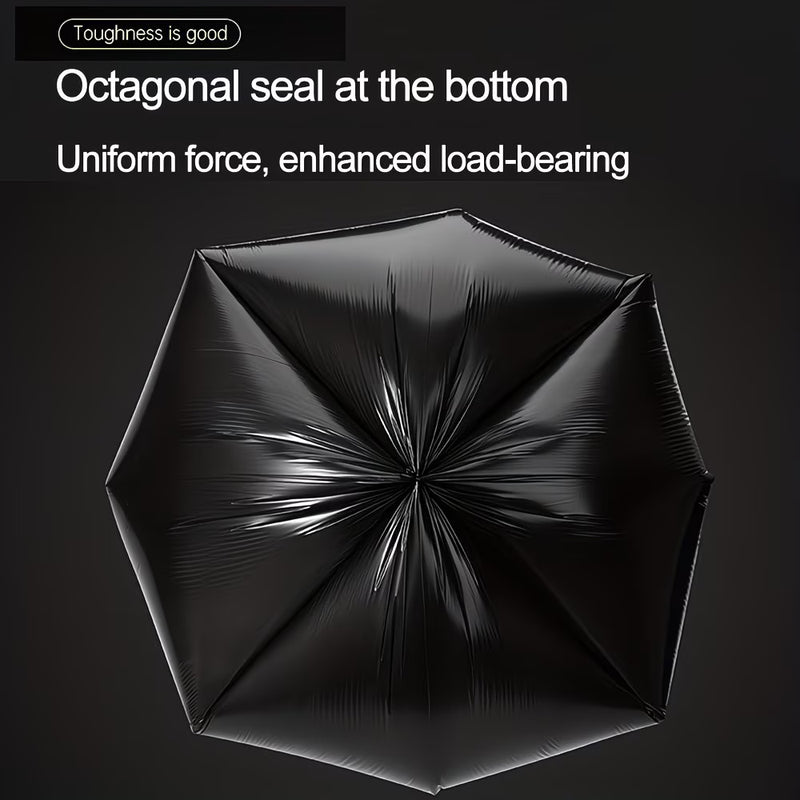 Heavy-Duty Garbage Bags with Handles – Leak-Proof Odour-Resistant Bin Liners 5 Rolls 100 Bags-6