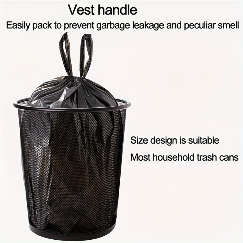 Heavy-Duty Garbage Bags with Handles – Leak-Proof Odour-Resistant Bin Liners 5 Rolls 100 Bags-3