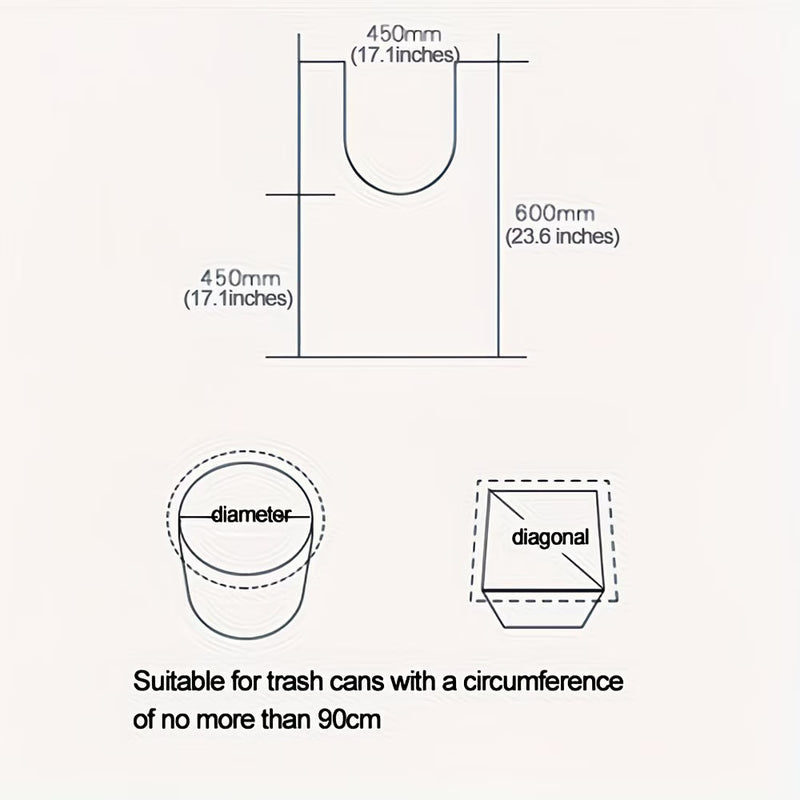 Heavy-Duty Garbage Bags with Handles – Leak-Proof Odour-Resistant Bin Liners 5 Rolls 100 Bags-2