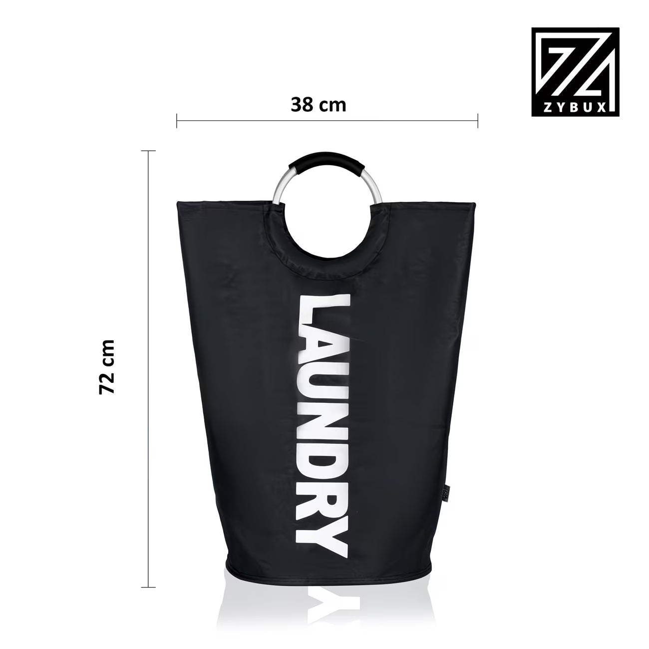 Large 82L Laundry Basket Foldable Hamper with Soft Handles for Bedroom Bathroom Dorm Storage-5