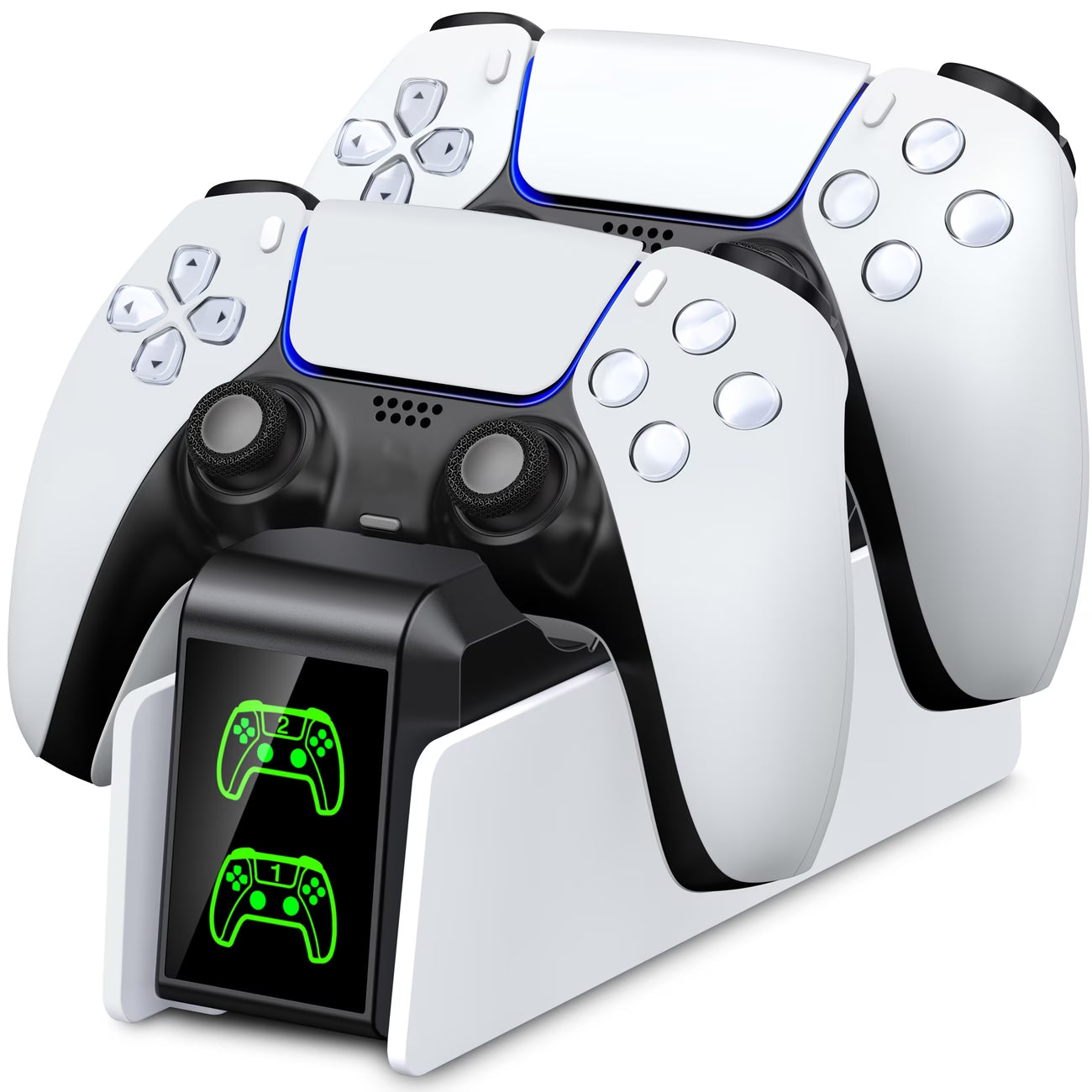 PS5 Dual Controller Charging Dock for DualSense & Edge LED Indicator Dual Stand Charger Station-1