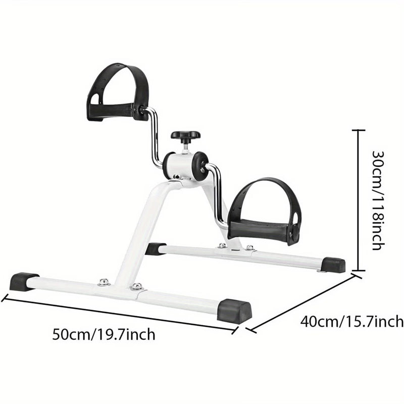 Mini Pedal Exerciser Bike Adjustable Resistance Arm & Leg Fitness Trainer-2