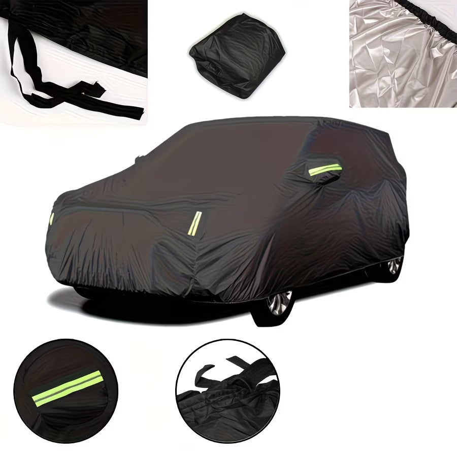 Heavy Duty Universal Car Cover – All-Weather Outdoor Protection from Rain, Snow & UV