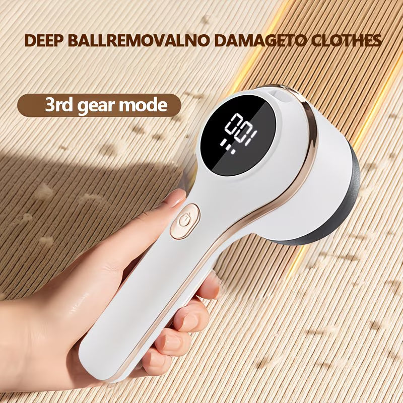 Rechargeable Electric Fabric Shaver Lint Remover – Portable Clothes & Furniture Fuzz Trimmer-7