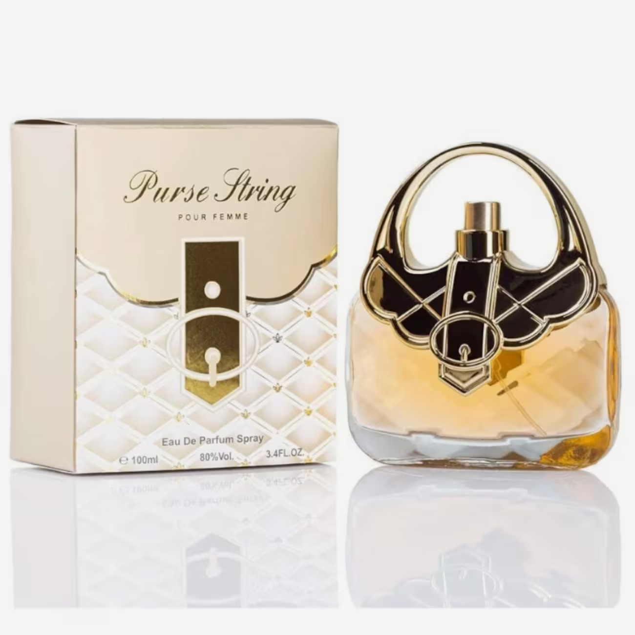 Gold Purse Eau de Parfum 100ml for Women – Long-Lasting Floral Amber Oriental Fragrance Gift-9