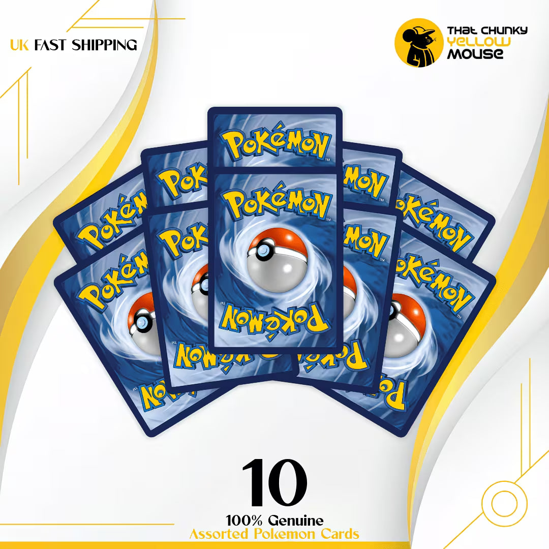 Genuine Pokémon Cards – TCYM Mystery Pack with Guaranteed Holo & Rare, Authentic Trading Card Booster
