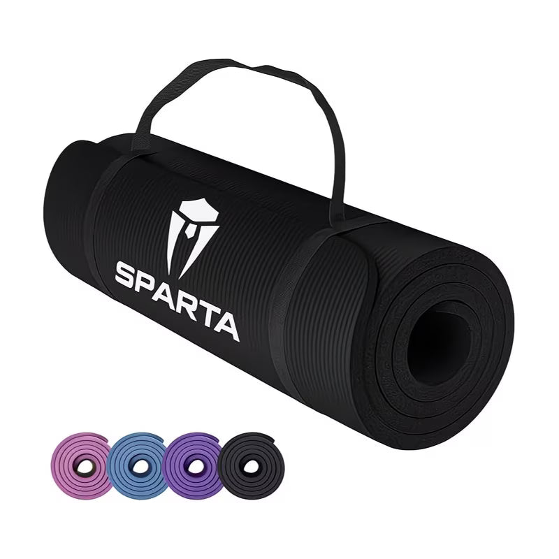 Thick Non-Slip Yoga Mat Large High-Density Exercise Mat for Pilates, Gym & Workouts with Strap-7