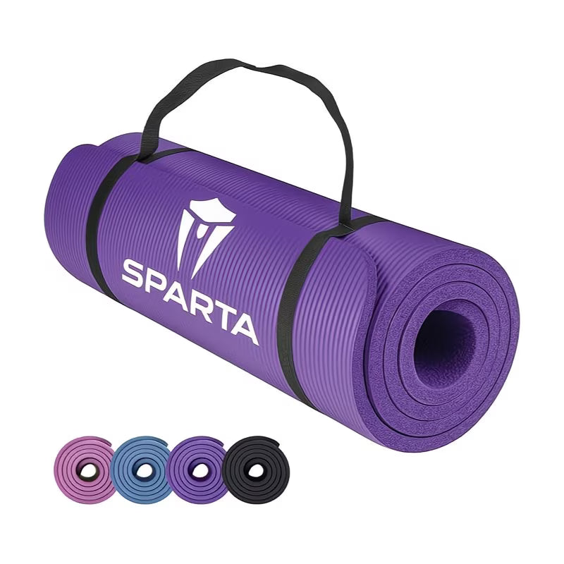Thick Non-Slip Yoga Mat Large High-Density Exercise Mat for Pilates, Gym & Workouts with Strap-5