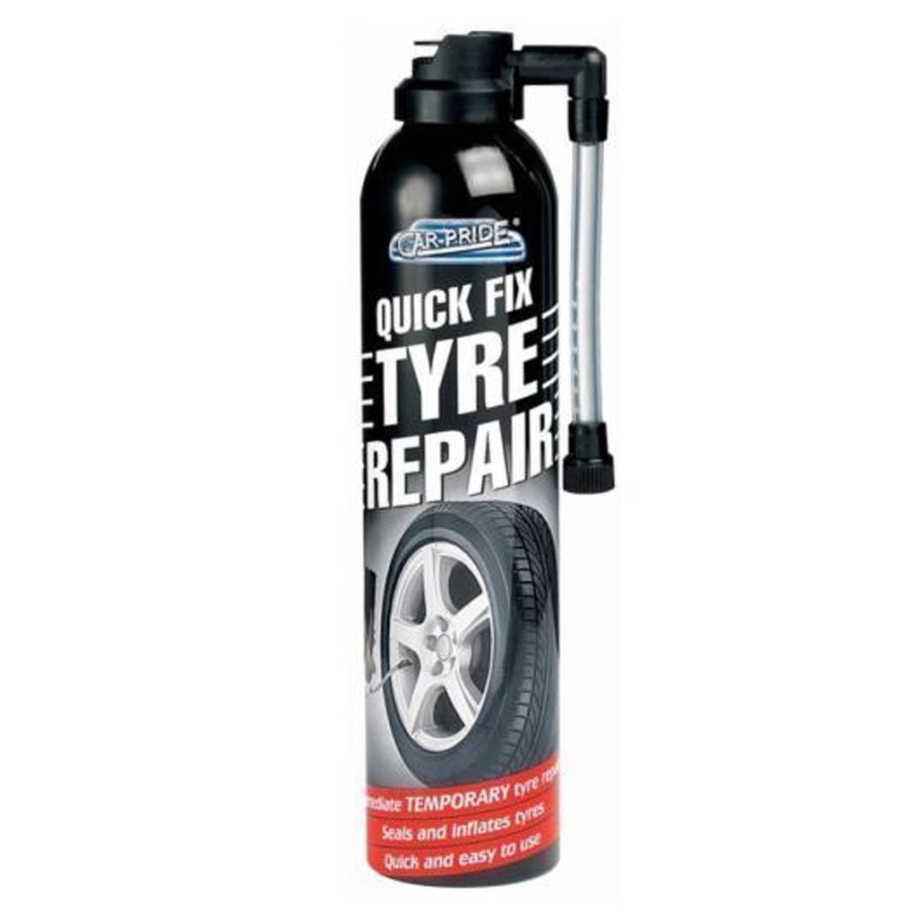 Quick Fix Tyre Repair Kit 300ml Emergency Flat Tyre Sealant Inflator for Car Van Motorcycle