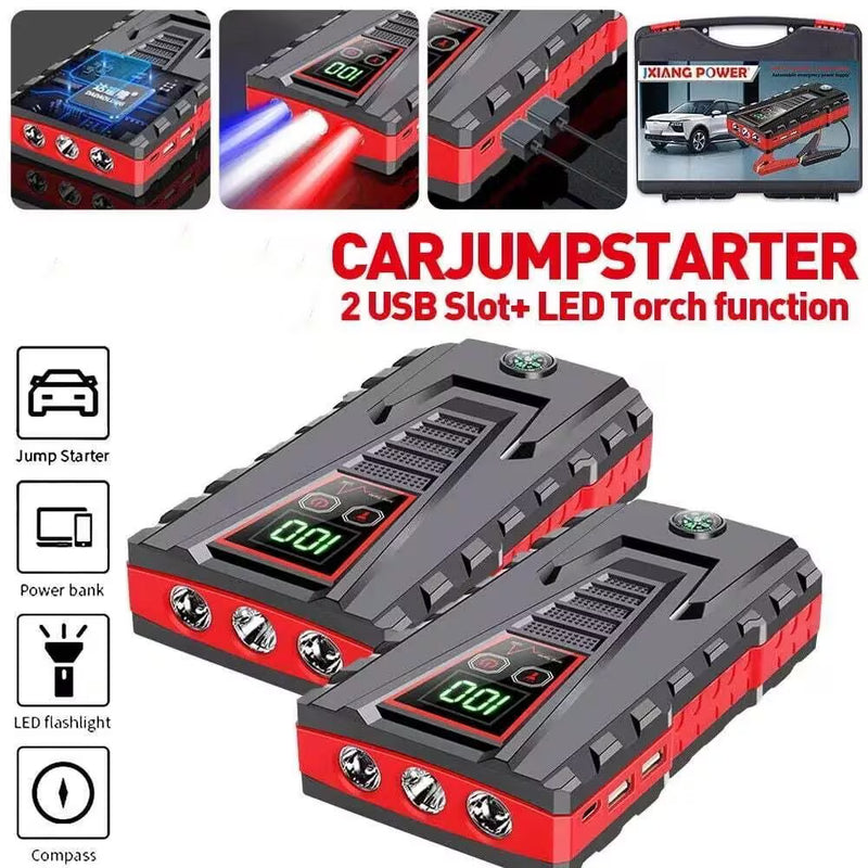 Portable Car Jump Starter Power Bank Battery Booster for Petrol Diesel Cars with LED Flashlight-7