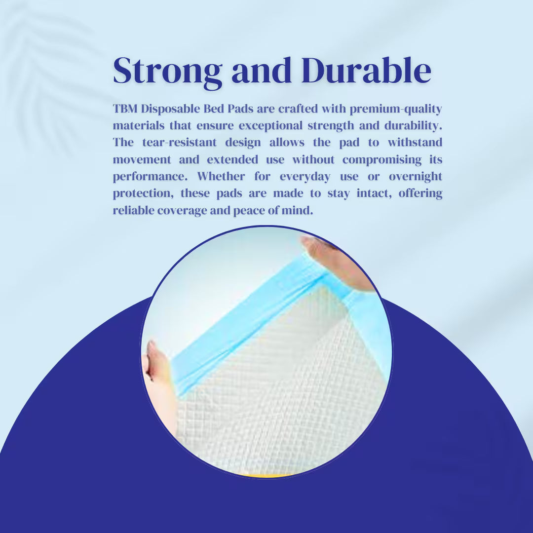 100 Pack Disposable Incontinence Bed Pads 60x60cm – Absorbent Underpads for Adults, Kids & Mattress Protection-7