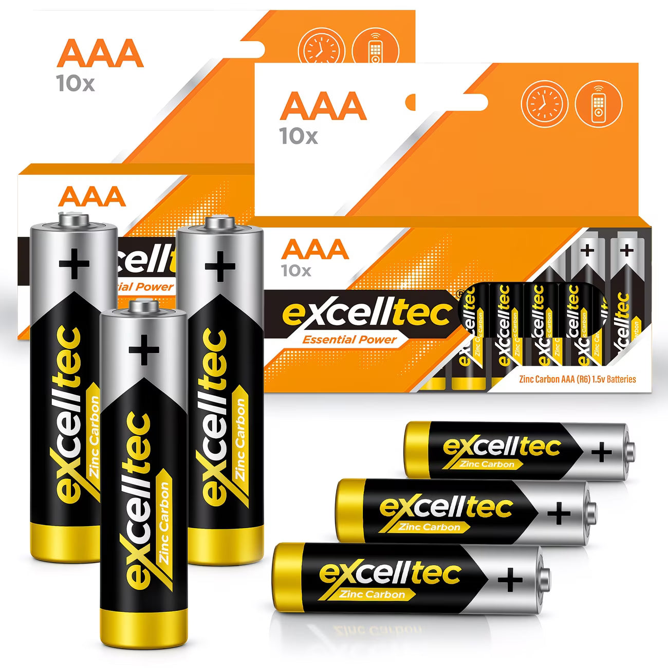 20 Pack AA & AAA Zinc Carbon Batteries 1.5V – Long Life Power for Low-Drain Devices-13