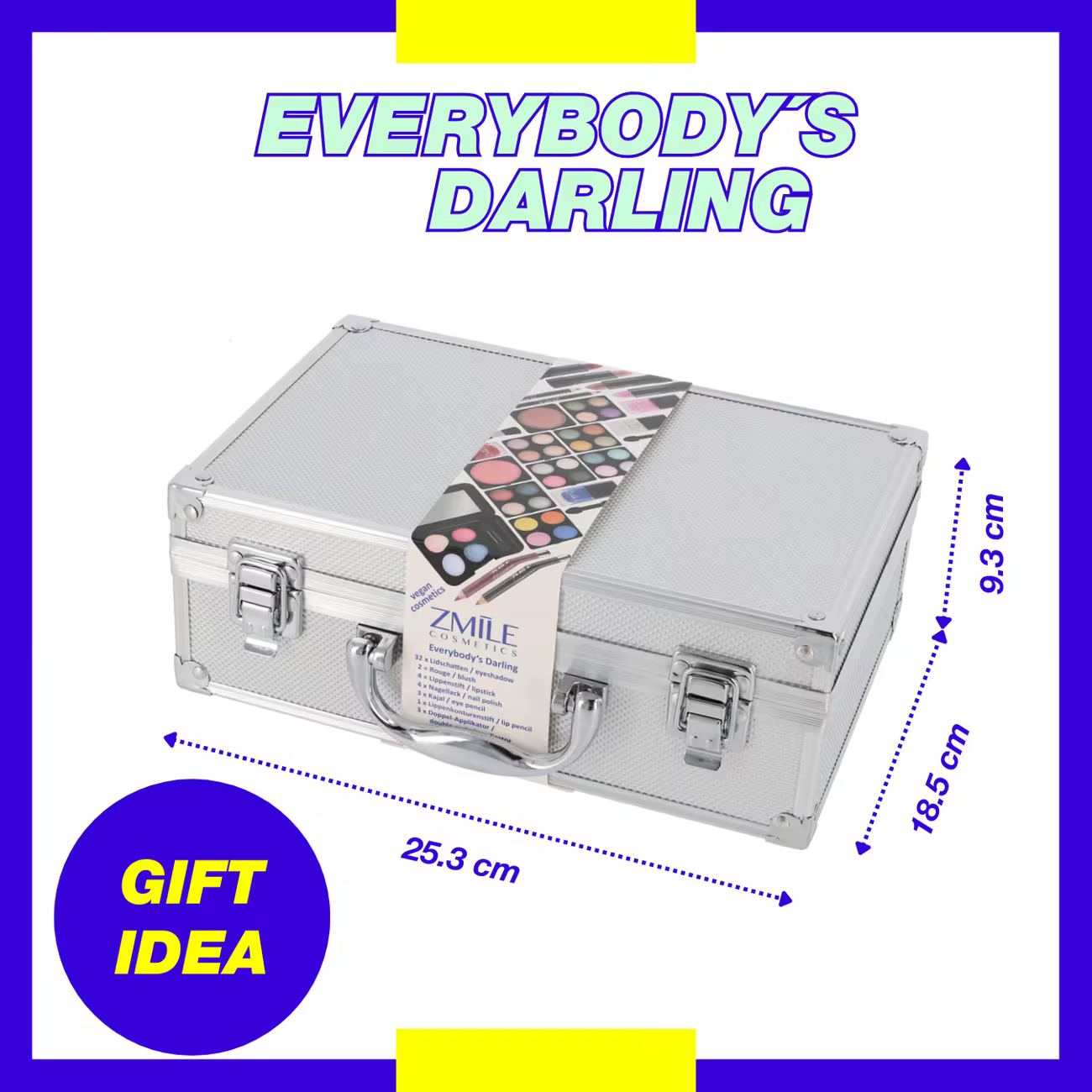 51 Piece Vegan Makeup Set – Everybody’s Darling Cosmetic Case with Travel-Friendly Beauty Kit & Gift Box-2