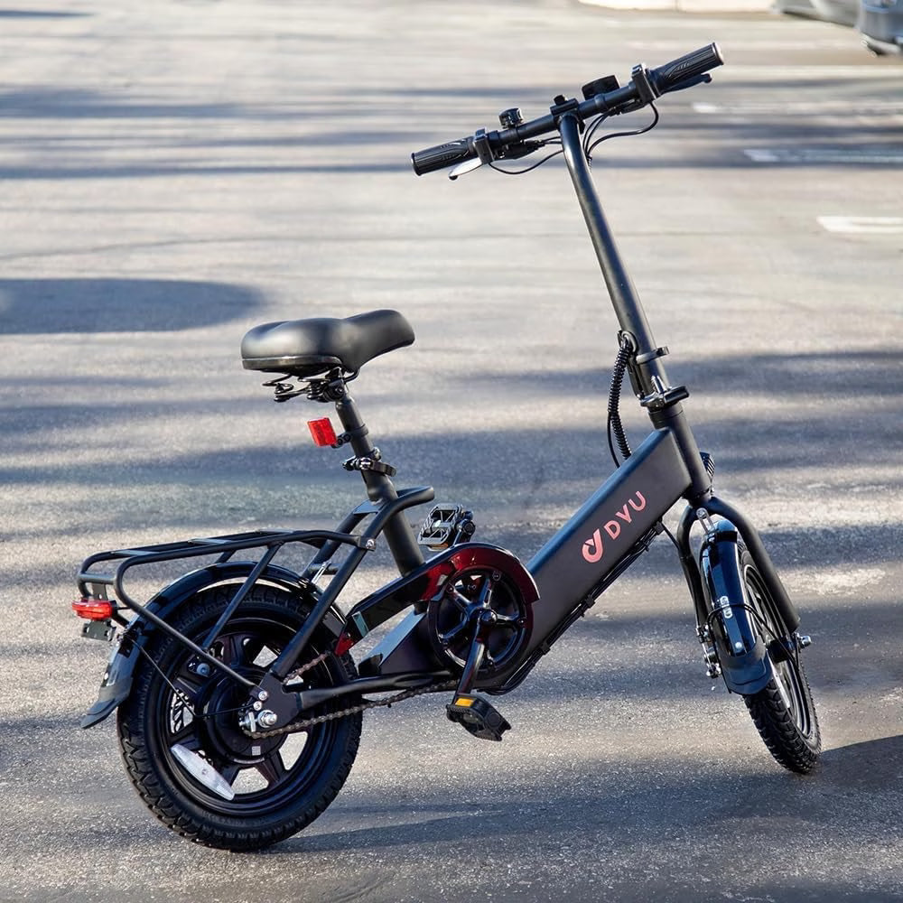DYU C3 14" Foldable Electric Bike 250W Motor 36V Battery City Commuter eBike-4
