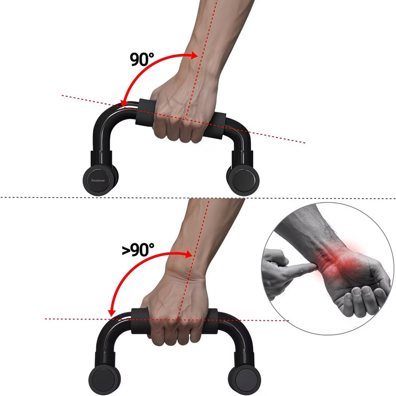 Push Up Bars Stand Set with Cushioned Foam Grip – Non-Slip Pushup Handles for Home Workouts-4