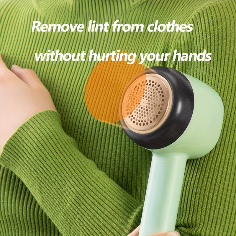 Rechargeable Electric Fabric Shaver Lint Remover – Portable Clothes & Furniture Fuzz Trimmer-5