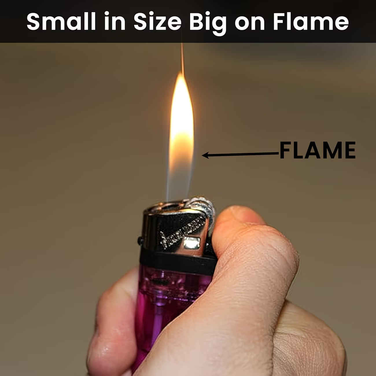 Disposable Lighters Multipack 50 Pack – Child-Safe Adjustable Flame Pocket Lighters for BBQ, Camping & Kitchen-5
