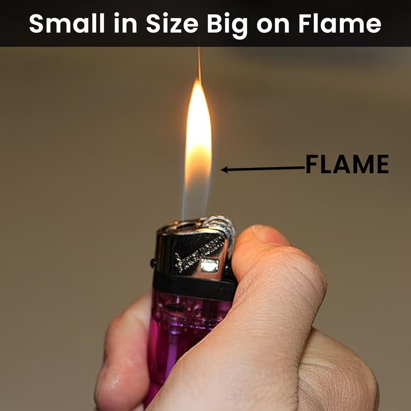 Disposable Lighters Multipack 50 Pack – Child-Safe Adjustable Flame Pocket Lighters for BBQ, Camping & Kitchen-5