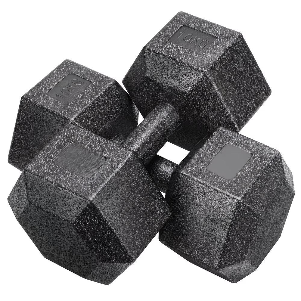 Costoffs Hex Dumbbells Set (Pair) – Non-Slip Home Gym Weights for Strength Training Men & Women-17