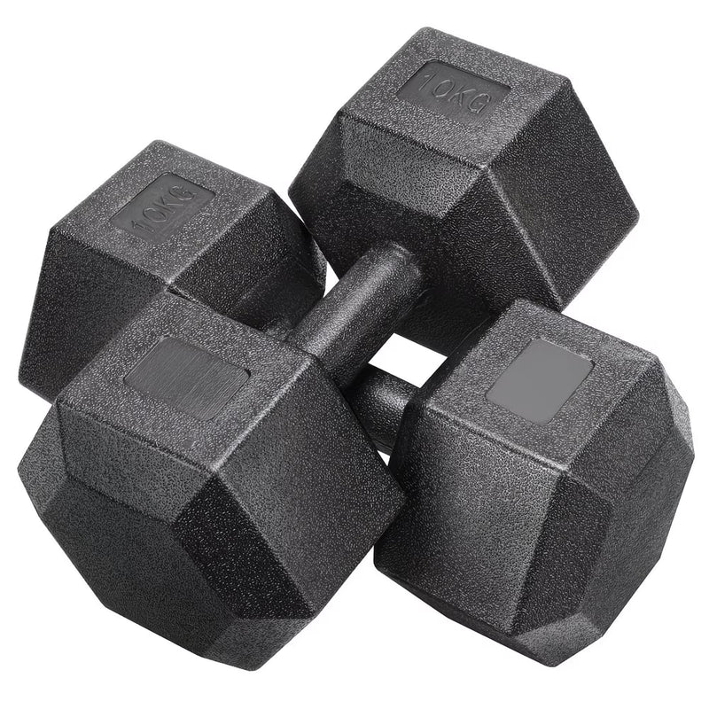 Costoffs Hex Dumbbells Set (Pair) – Non-Slip Home Gym Weights for Strength Training Men & Women-17