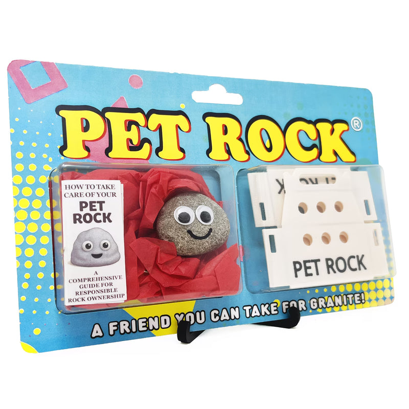 Pet Rock Novelty Gift – Funny Gag Present for Birthdays, Wedding Favours & Party Bags-8