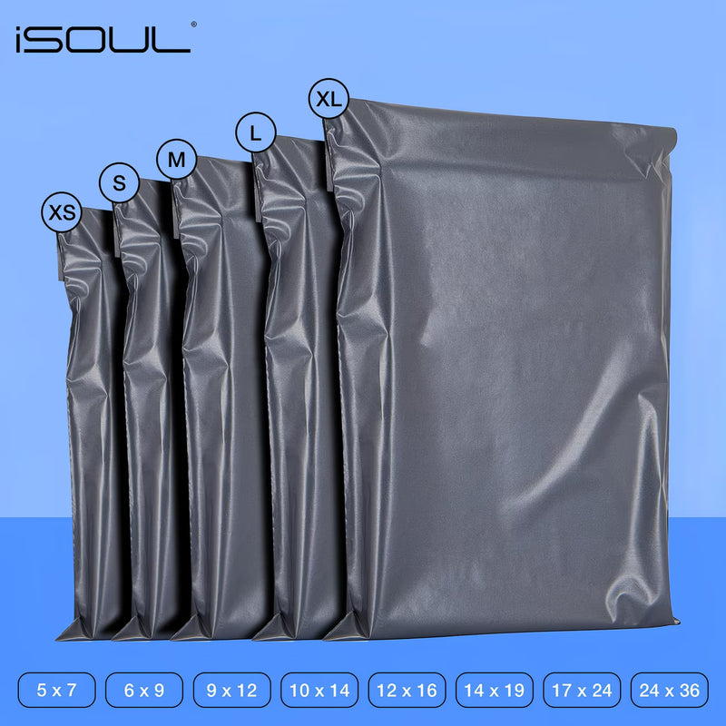 Grey Mailing Bags 50 Pack – Self-Seal Waterproof Poly Mailers for Shipping & Packaging (Multi Sizes)-8