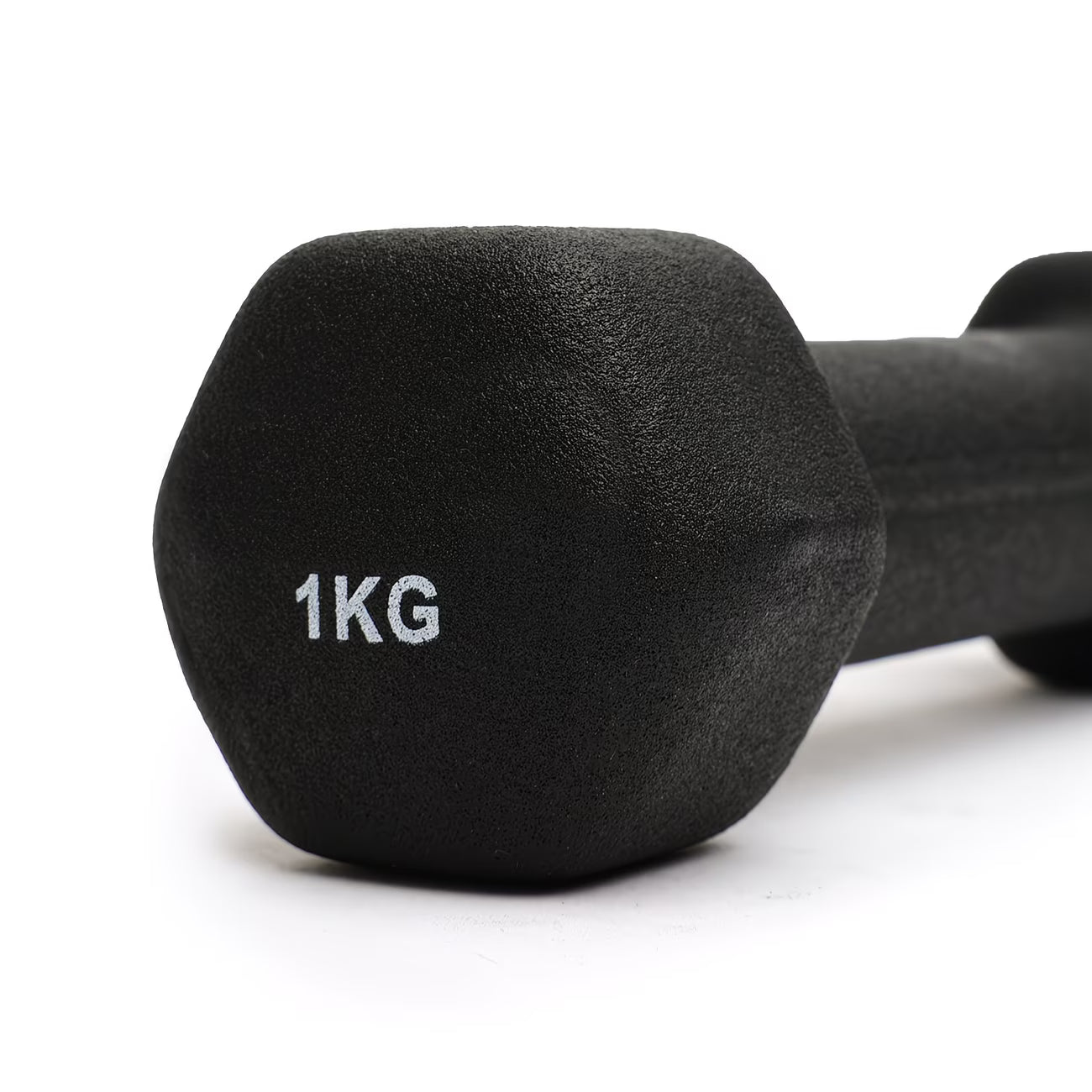 1kg Neoprene Hex Dumbbells Set (2pcs) – Non-Slip Easy Grip Hand Weights for Home Gym Strength Training-3