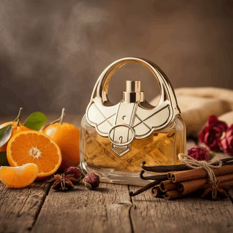 Gold Purse Eau de Parfum 100ml for Women – Long-Lasting Floral Amber Oriental Fragrance Gift-3