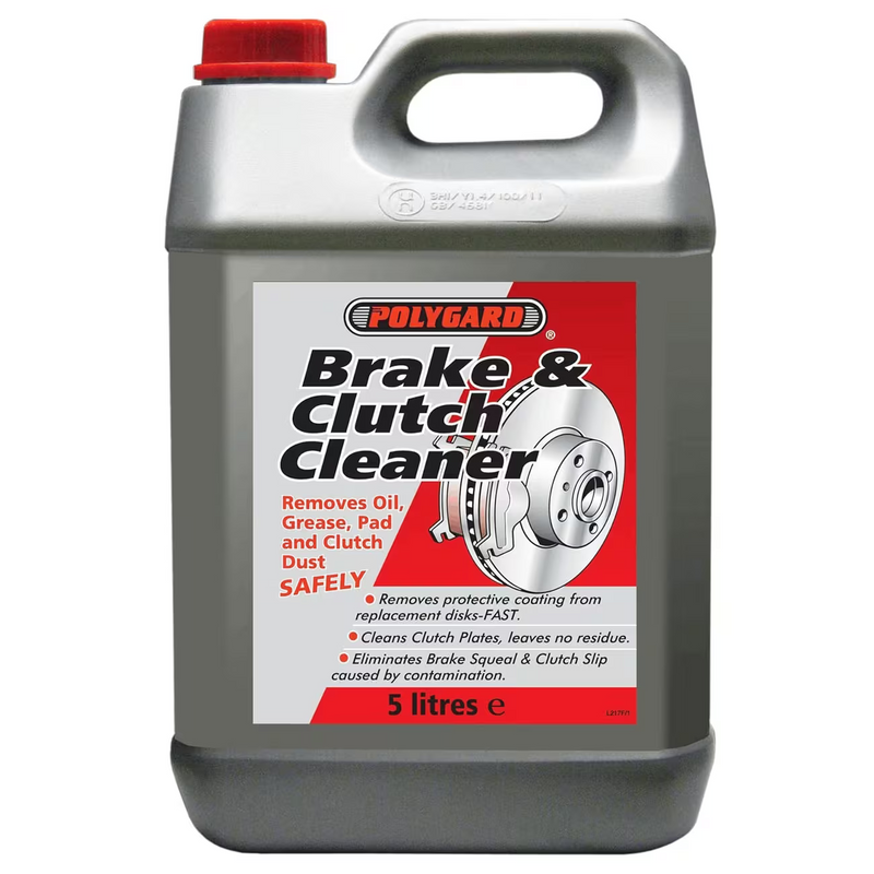 Polygard Brake and Clutch Cleaner 5L Fast Dry Degreaser for Oil Grease Dust Automotive Parts-1