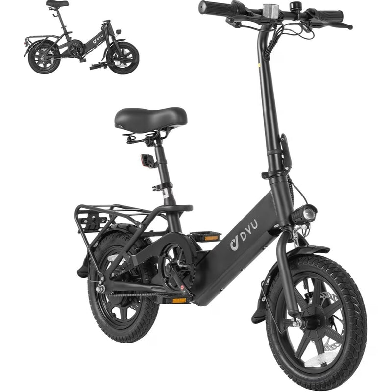 DYU C3 14" Foldable Electric Bike 250W Motor 36V Battery City Commuter eBike-8