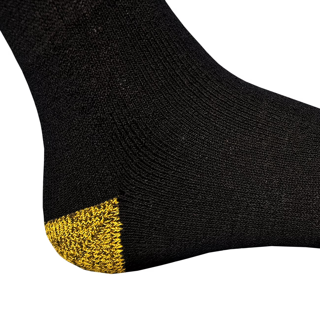 ELAFY Men’s Work Socks Pack of 5 – Cotton Rich Cushioned Crew Socks with Reinforced Heel & Toe, Size 6–11-4