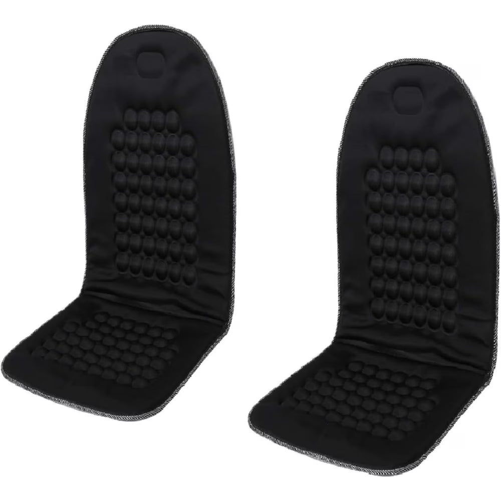 2 Pack Universal Car Seat Cushions Black Front Seat Pads Comfortable Cover for Car Office Chair-7