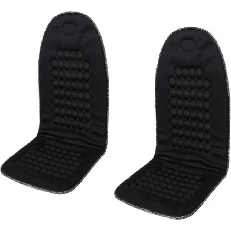 2 Pack Universal Car Seat Cushions Black Front Seat Pads Comfortable Cover for Car Office Chair-7
