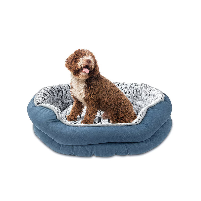 Plush Donut Dog Bed with Non-Slip Base – Soft Faux Fur Pet Bed, Machine Washable, Multiple Sizes-9