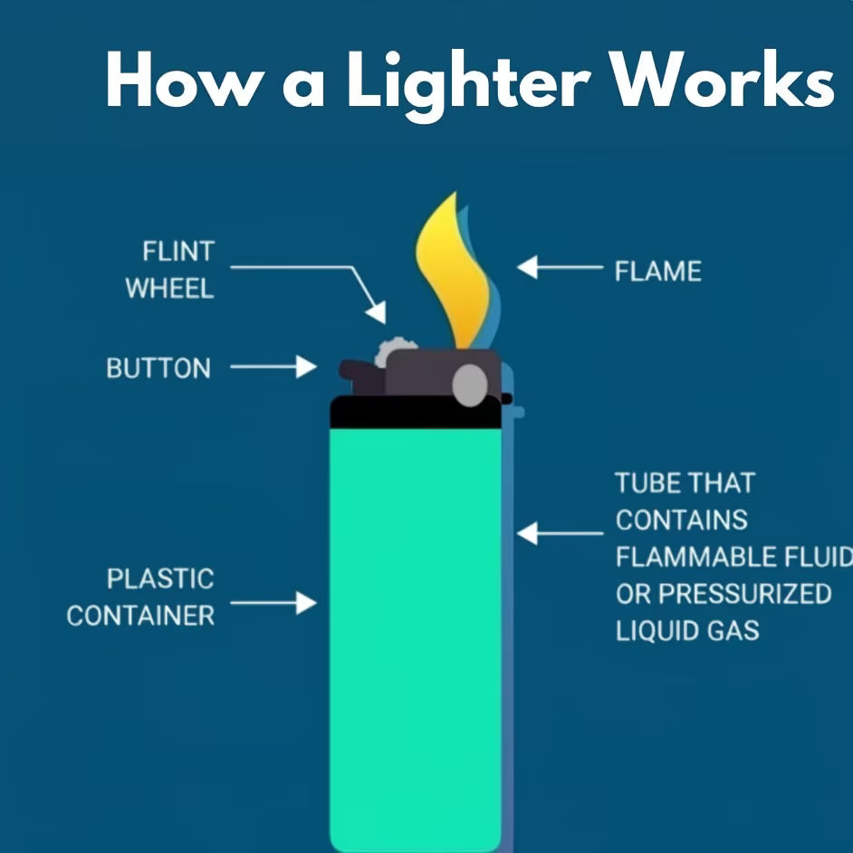 Disposable Lighters Multipack 50 Pack – Child-Safe Adjustable Flame Pocket Lighters for BBQ, Camping & Kitchen-3