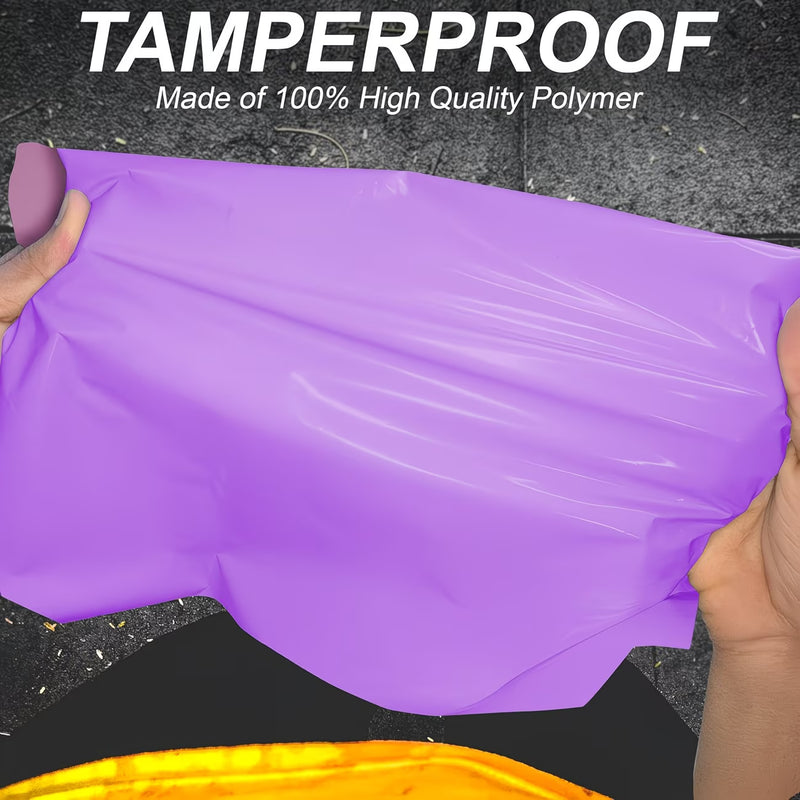 50 Pack Purple Mailing Bags Mixed Sizes – Waterproof Self Seal Poly Postal Bags for Shipping & Packaging-4