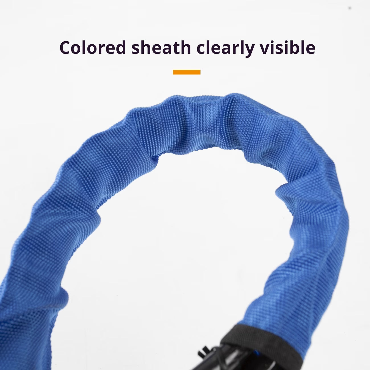 Heavy Duty Car Steering Wheel Lock Anti Theft Braided Steel Cable Security Lock with Key-6