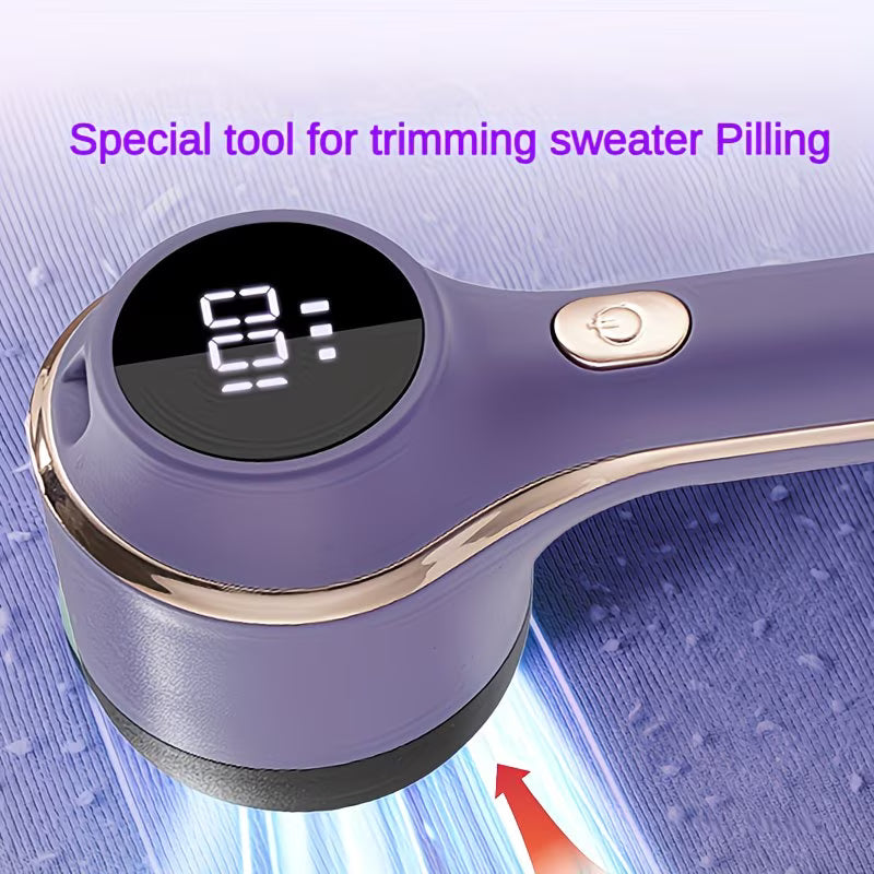 Rechargeable Electric Fabric Shaver Lint Remover – Portable Clothes & Furniture Fuzz Trimmer-6