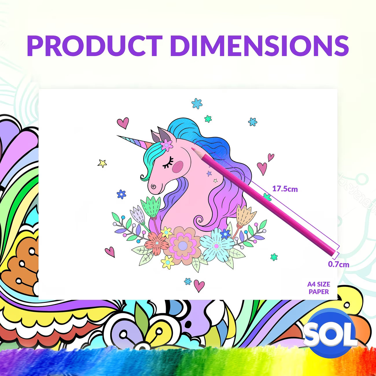 72 Pack Colouring Pencils Set – Break-Resistant Artist Colour Pencils for Adults & Kids-6