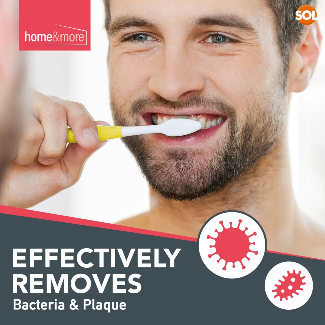 8 Pack Soft Bristle Toothbrush Set Adults Manual Toothbrushes Ergonomic Handle-7