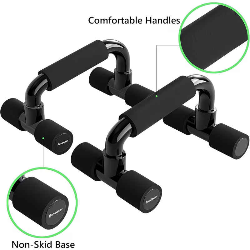 Push Up Bars Stand Set with Cushioned Foam Grip – Non-Slip Pushup Handles for Home Workouts-5