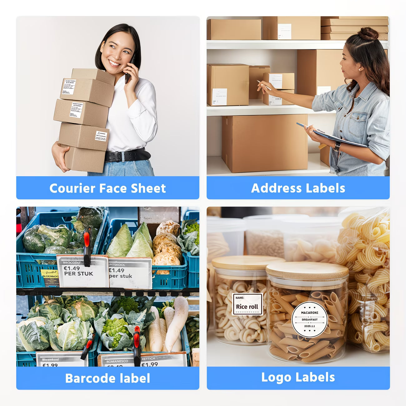 PL80EB Thermal Shipping Label Printer – Compact Inkless Label Printer for 10×15cm (4×6) Labels, Mobile & PC Compatible for Small Business & Home-7